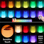 Rechargeable 13 Colors Remote / Touch Dimmable Bedside Light