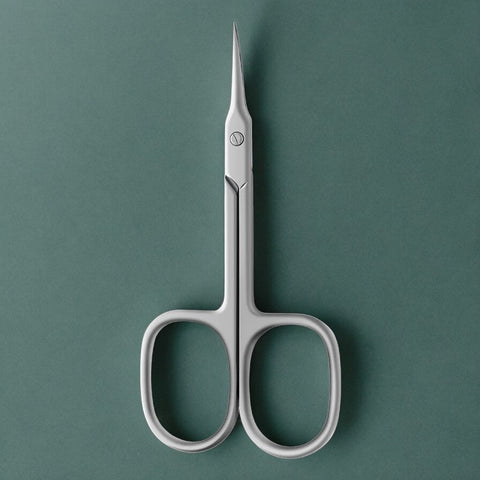 Professional Stainless Steel Curved Tip Thin Blade Cuticle Scissors