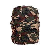 Camouflage Waterproof Dust Rain Cover for Backpack - Indigo-Temple