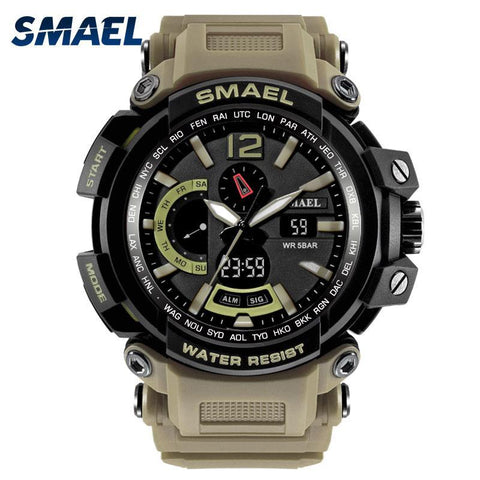 XI - 330 SMAEL™ Waterproof & Shockproof  Tactical Watch - Indigo-Temple