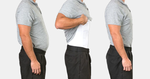Men's Body Slimming Under-Vest - Indigo-Temple