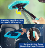 EZ Windshield Cleaner with Spray Button