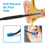 GentleClean Dual-Action Premium Soft Silicone Ear Wax Remover Set