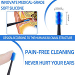 GentleClean Dual-Action Premium Soft Silicone Ear Wax Remover Set