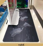 World Map Superior Desk Protection Super Large Mouse Pad