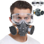 Dual Filter Respirator Reusable Half Face Gas Protection Mask