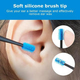 GentleClean Dual-Action Premium Soft Silicone Ear Wax Remover Set