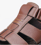 Casual Thick Sole Non-Slip Cowhide Comfort Sandals for Men