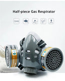 Dual Filter Respirator Reusable Half Face Gas Protection Mask