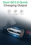 Baseus 30W Quick Charge 4.0 Dual Simultaneous Charging Universal Car Charger