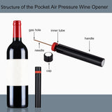 Air Pressure EZ Wine Wine Bottle Corkscrew Opener