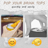 Easy Beverage Can Opener/Smart Lid (6pcs)