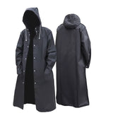 EVA Waterproof Hooded Long Raincoat for Men & Women