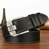 Casual Genuine Leather Cowhide Retro Pin Buckle Belt