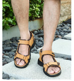 Lightweight Genuine Leather Men's Sandals