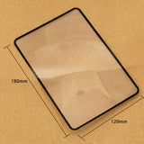 Ultra-thin 3X Magnifying Reading Aid Sheet For The Elderly (4pc set)