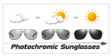 Polarized/Photochromic Square Magnesium Sunglasses