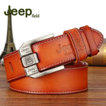 Casual Genuine Leather Cowhide Retro Pin Buckle Belt