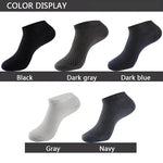 Bamboo Fiber Super-Breathable Ankle Business Socks (5Pairs)