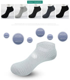 Bamboo Fiber Super-Breathable Ankle Business Socks (5Pairs)