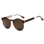 Retro Elegant Design UV400 Round Sunglasses