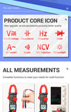 Digital Clamp DC/AC Current 4000 Counts Amp / Hz / NCV / Ohm Multimeter