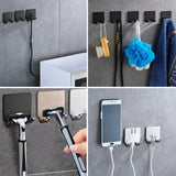 Punch Free Waterproof Shaving Razor Wall Hook (3pcs set)