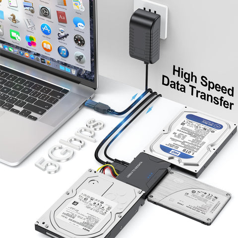 USB 3.0 to SATA IDE HDD/SSD Hard Disk 3 in 1 Ultra Recovery Converter