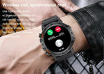 Military-Grade Durability Shockproof & Impact-Resistant Bluetooth Health Monitoring Smartwatch (Android+IOS)