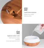 Ultrasonic Air Humidifier / Essential Oil Diffuser with Remote Control & 7 Colors Light