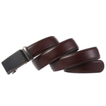 Genuine Leather Automatic Buckle Luxury Designer Ratchet Belts