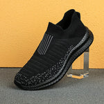 Slip-on Breathable Laceless Lightweight Anti-slip Walking Shoes