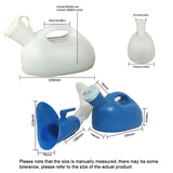 Versatile Unisex 3 in 1 (Laying/ Sitting/ Standing) 2000ml Portable Urinal