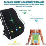 Memory Foam Lumbar Support Car Seat / Chair Pain Relief Cushion