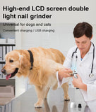Rechargeable Powerful Pet Nail Trimmer With LED Light