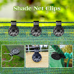 ShadeSecure Heavy Duty Locking Clips for Shade Cloth and Garden Netting (50 pcs)