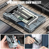 EDC RFID Blocking Magsafe Aluminum Mini Smart Wallet