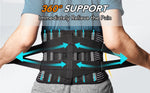 Lower Back Memory Aluminum Pain Relief Spine Lumbar Support Belt