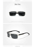 KINGSEVEN Driving Series Polarized UV400 Anti-Glare Aluminum Sunglasses