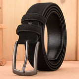 Elegant Suede Retro-Trend Alloy Buckle Belt