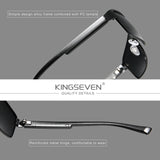 KINGSEVEN Driving Series Polarized UV400 Anti-Glare Aluminum Sunglasses