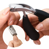 Heavy-Duty Anti-splash Curved Nail Clippers with Large Opening