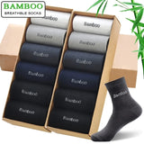 Ultra Comfortable Breathable Casual Bamboo Fiber Socks for Men (10Pairs)