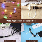 Self-Adhesive Adjustable Cable Ties Organizer (10 pcs)