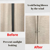 Magnetic Button Nail Free Detachable Window Curtain