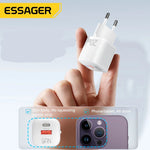 Essager 20W GaN Technology Dual Port (USB+Type-C) QC 3.0 Fast Charger