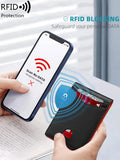 Minimalist RFID Blocking Multi-Functional Ultra-Thin 12-Card Wallet