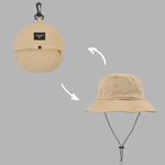 Waterproof Anti-UV Fold-Into-Itself  EZ Carry Bucket Summer Hat