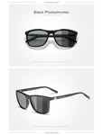 KINGSEVEN Aluminum Frame Polarized Photochromic UV-400 Sunglasses