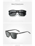 KINGSEVEN Aluminum Frame Polarized Photochromic UV-400 Sunglasses